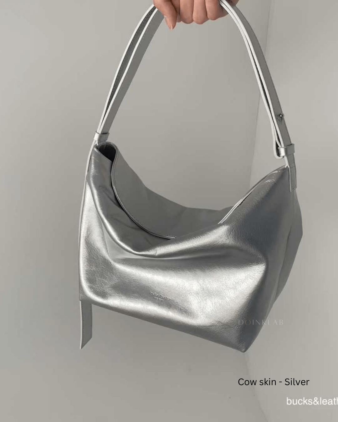 Bucks and Leather Folding Shoulder 慵懒包 中号 M 002
