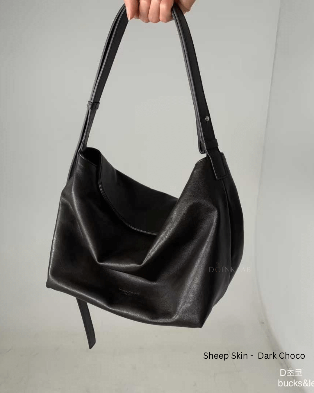 Bucks and Leather Folding Shoulder 慵懒包 中号 M 002