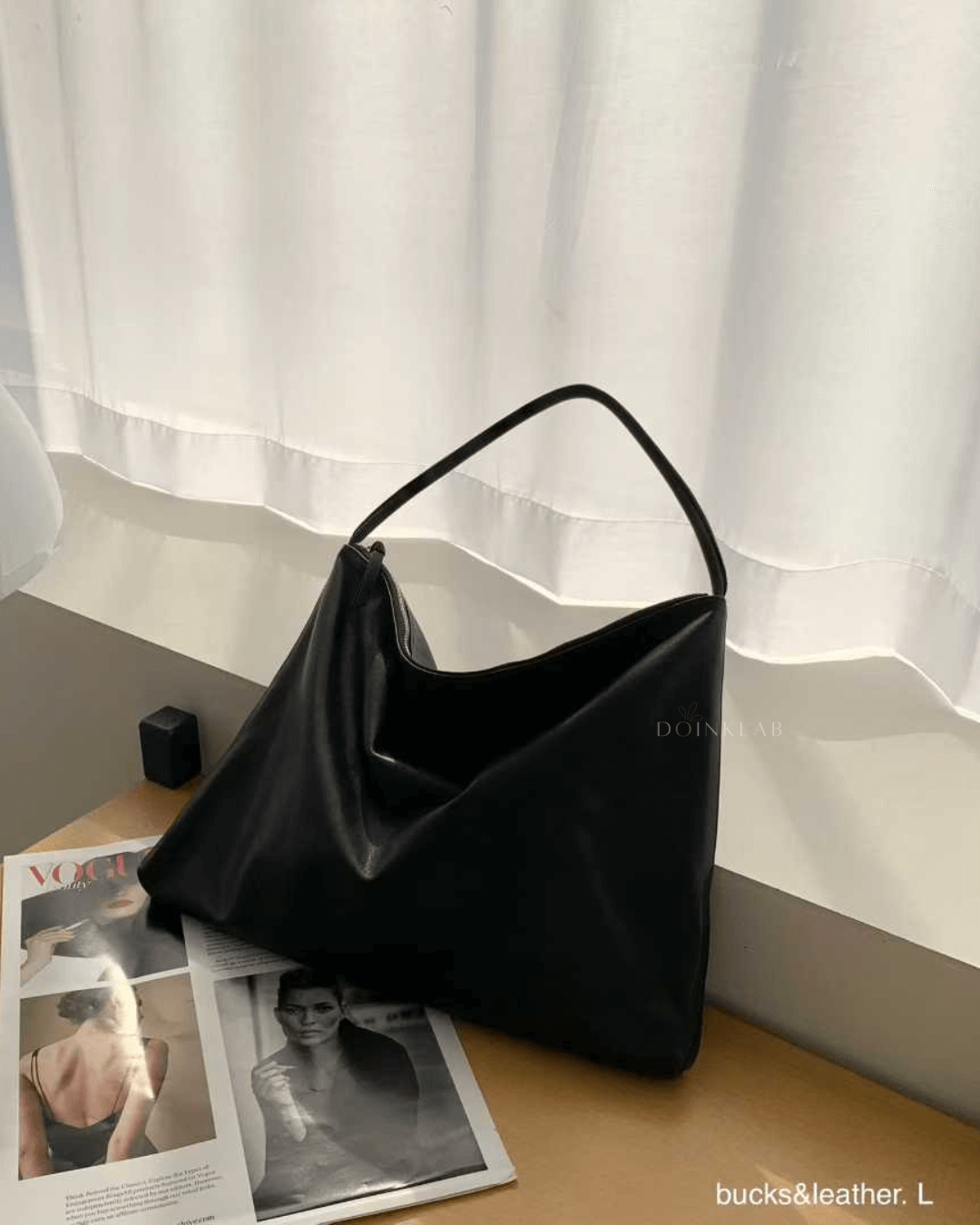 Bucks and Leather Momo Bag L 拉链慵懒款 - 大号 Large 007
