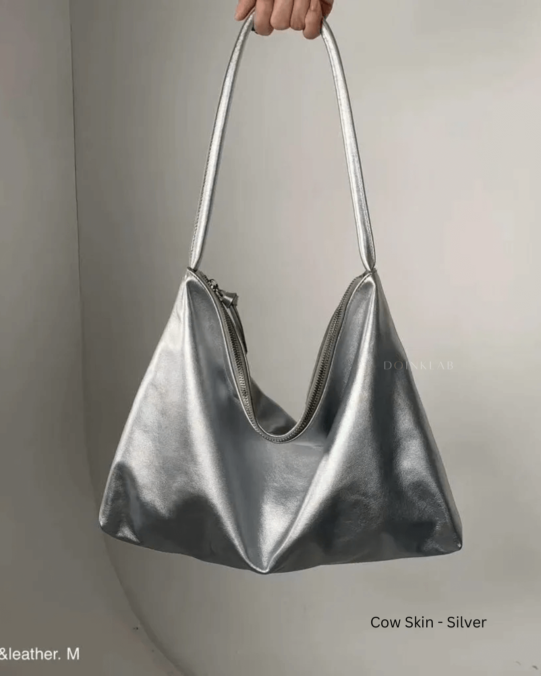 Bucks and Leather Momo M 拉链慵懒垂坠款 - 中号 M 008