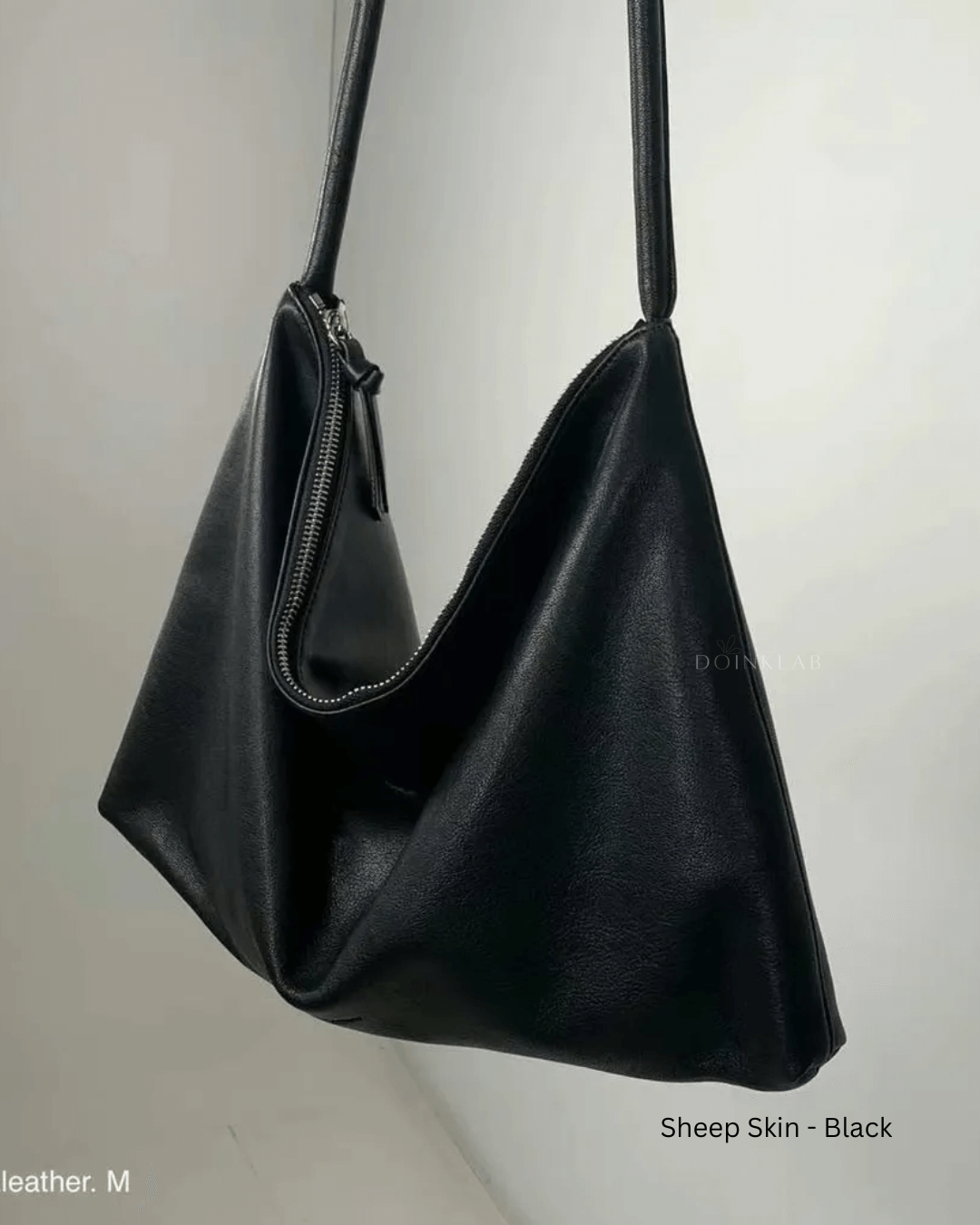 Bucks and Leather Momo M 拉链慵懒垂坠款 - 中号 M 008