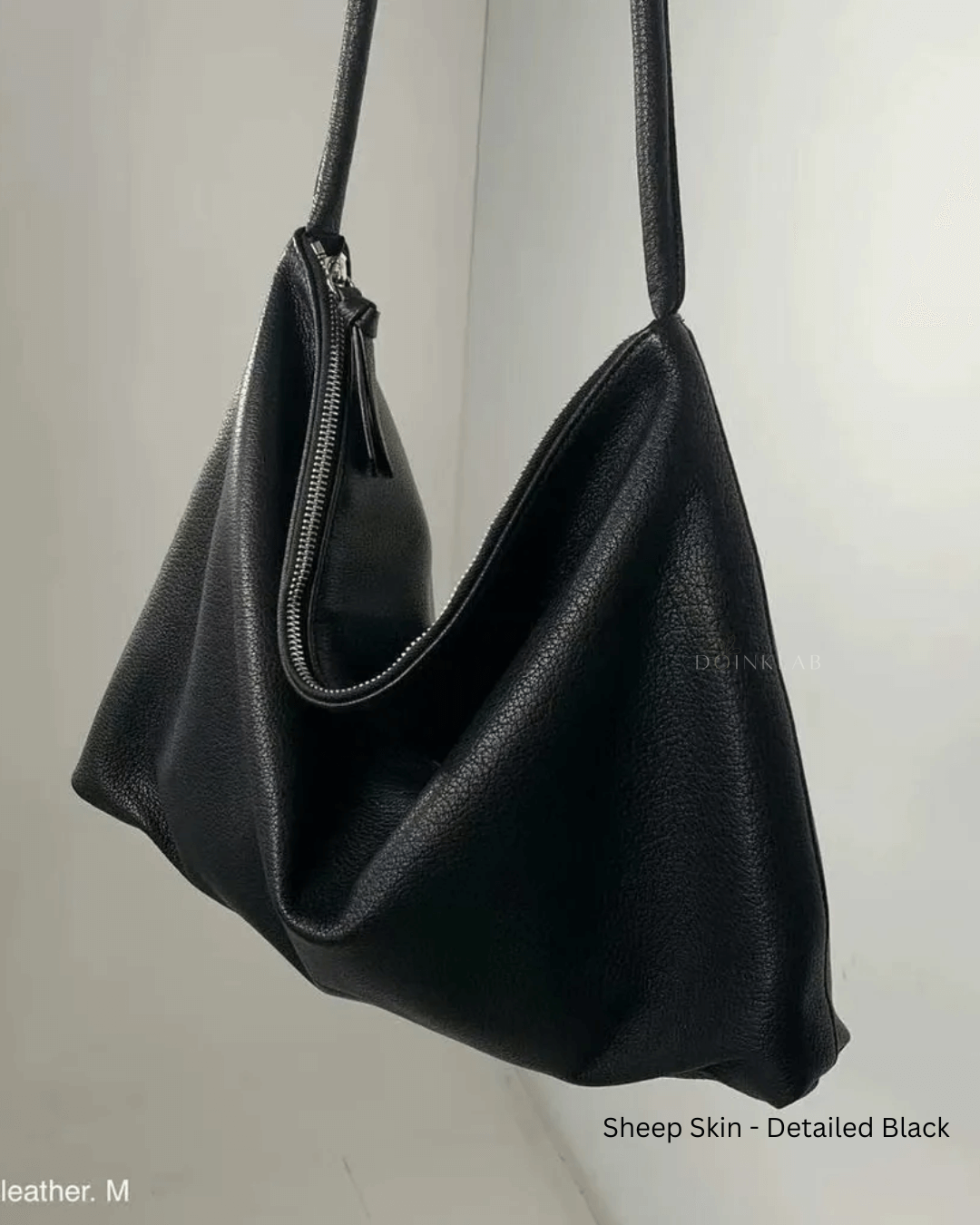 Bucks and Leather Momo M 拉链慵懒垂坠款 - 中号 M 008