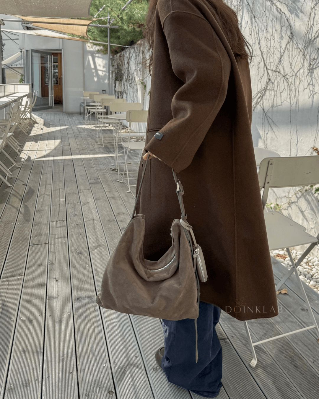 BUCKS AND LEATHER 046 Low Bag Suede