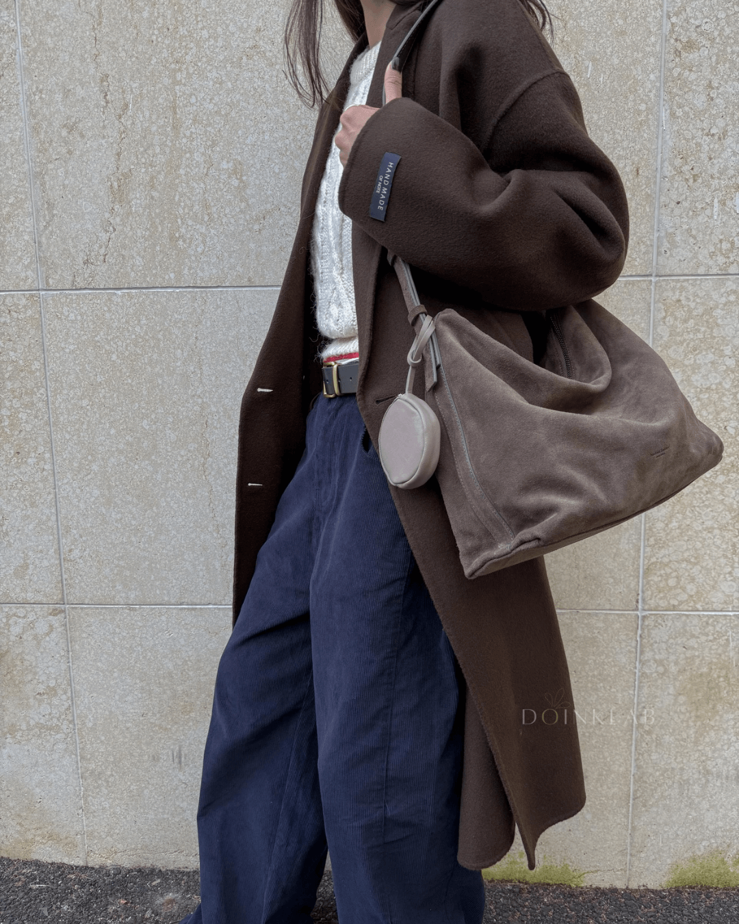 BUCKS AND LEATHER 046 Low Bag Suede
