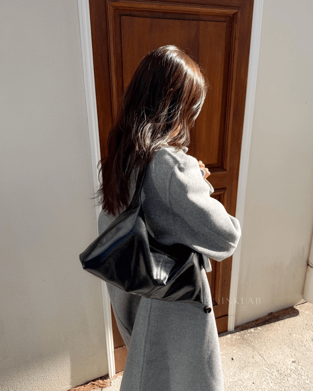 BUCKS AND LEATHER Monet Bag Pull Up 亮面腋下包