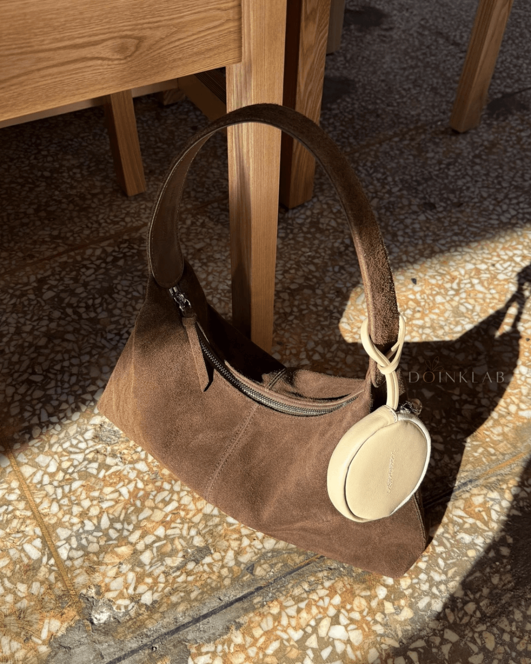 BUCKS AND LEATHER Monet Bag Suede 麂皮腋下包