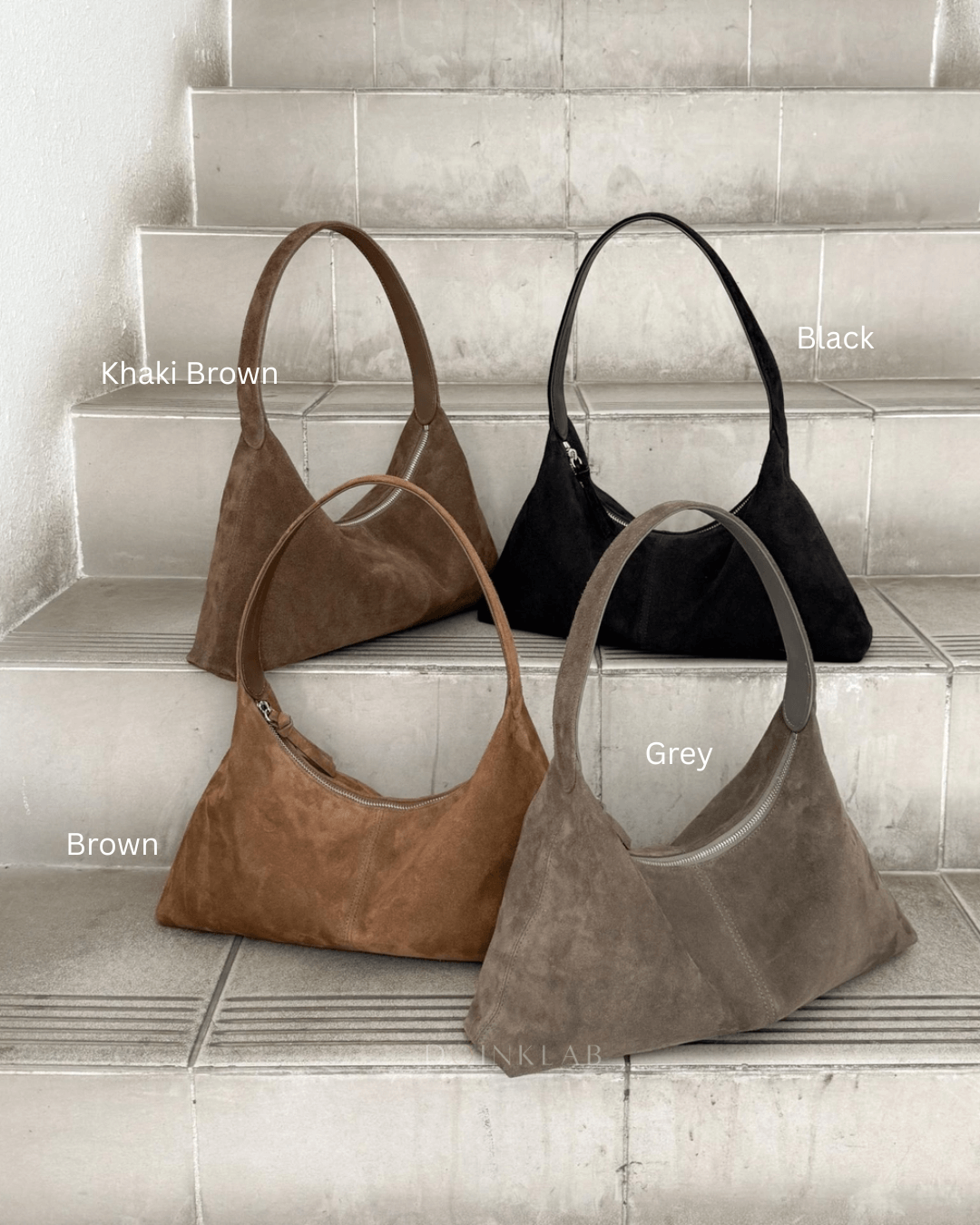 BUCKS AND LEATHER 041 Monet Bag Suede