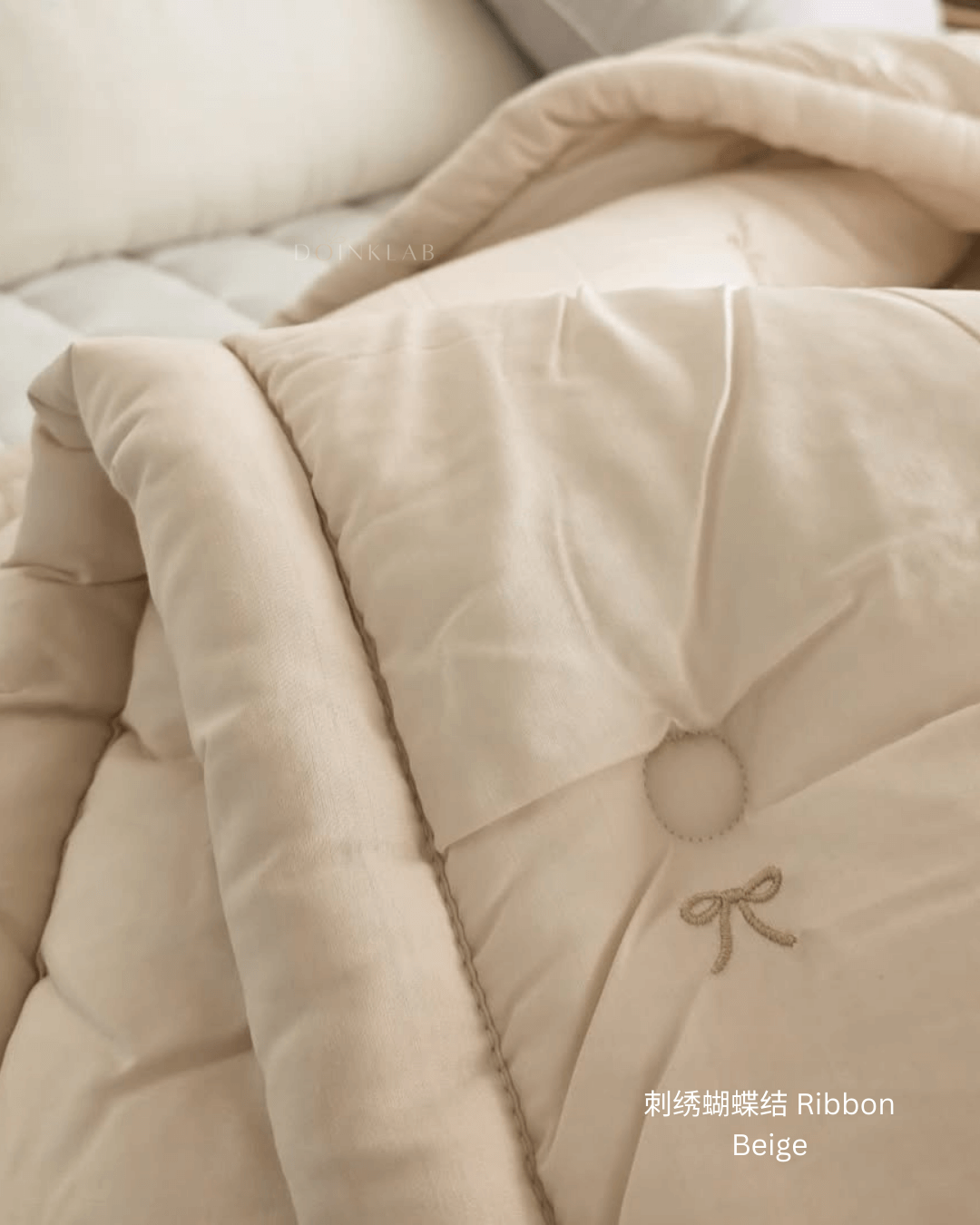 四季被 刺绣蝴蝶结 Comforter Ribbon