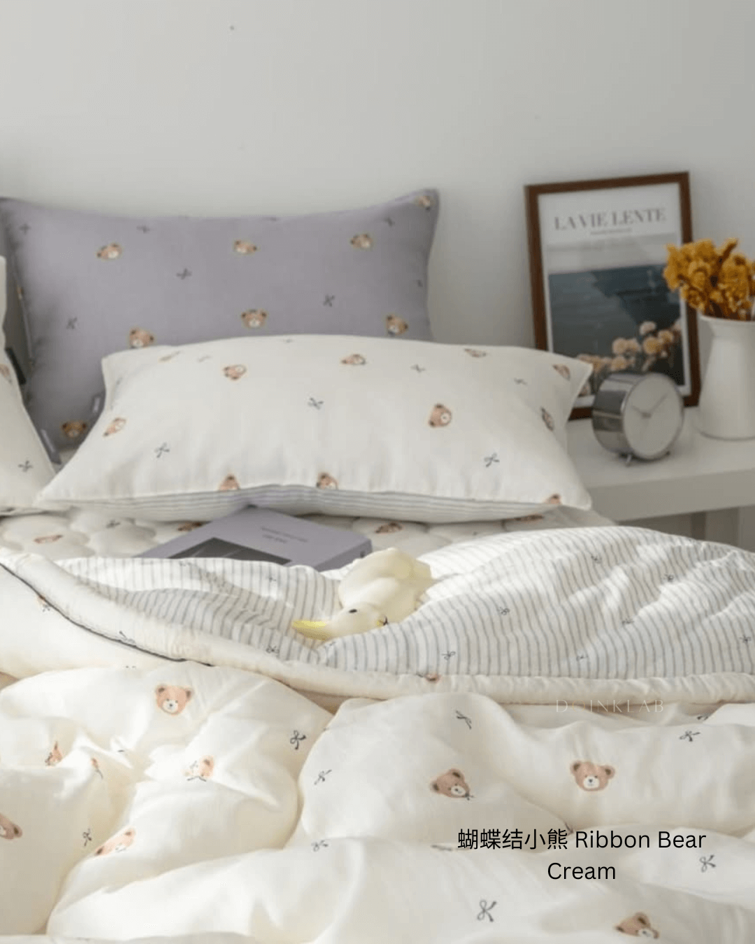 四季被  蝴蝶结小熊 Comforter Ribbon Bear
