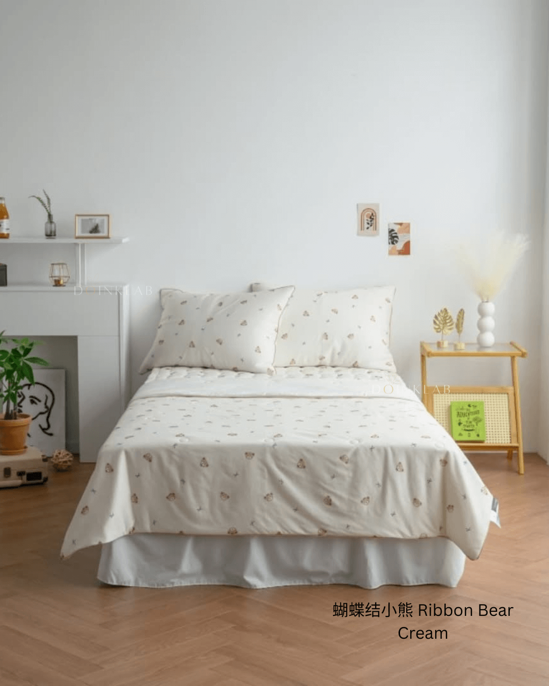 冰冰被  蝴蝶结小熊 Cooling Blanket Ribbon Bear