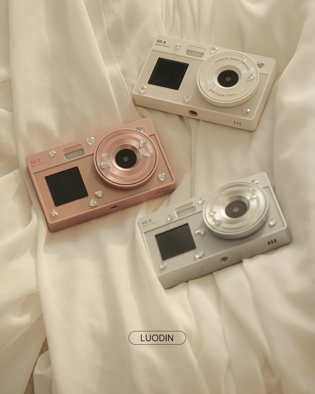 LUODIN Retro Dual Selfie Digital Camera 16GB | 3 colors