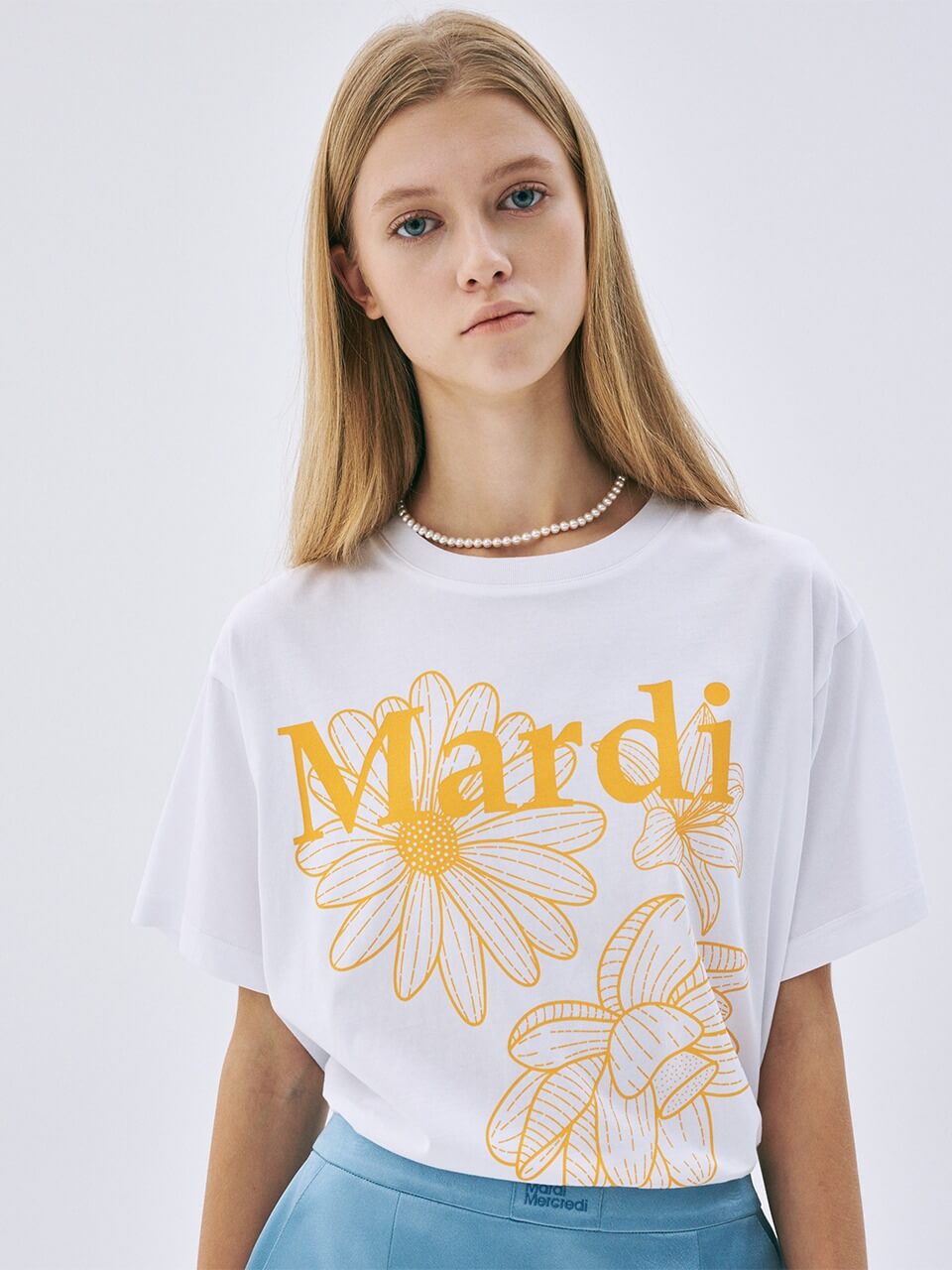 MARDI MERCREDI Tshirt Triple Flower
