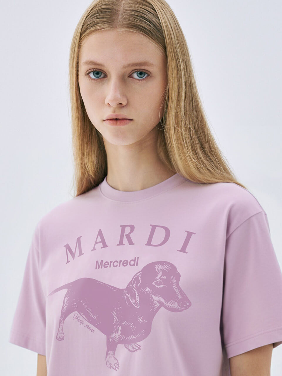 MARDI MERCREDI Slim Tshirt Ddanji Pastel