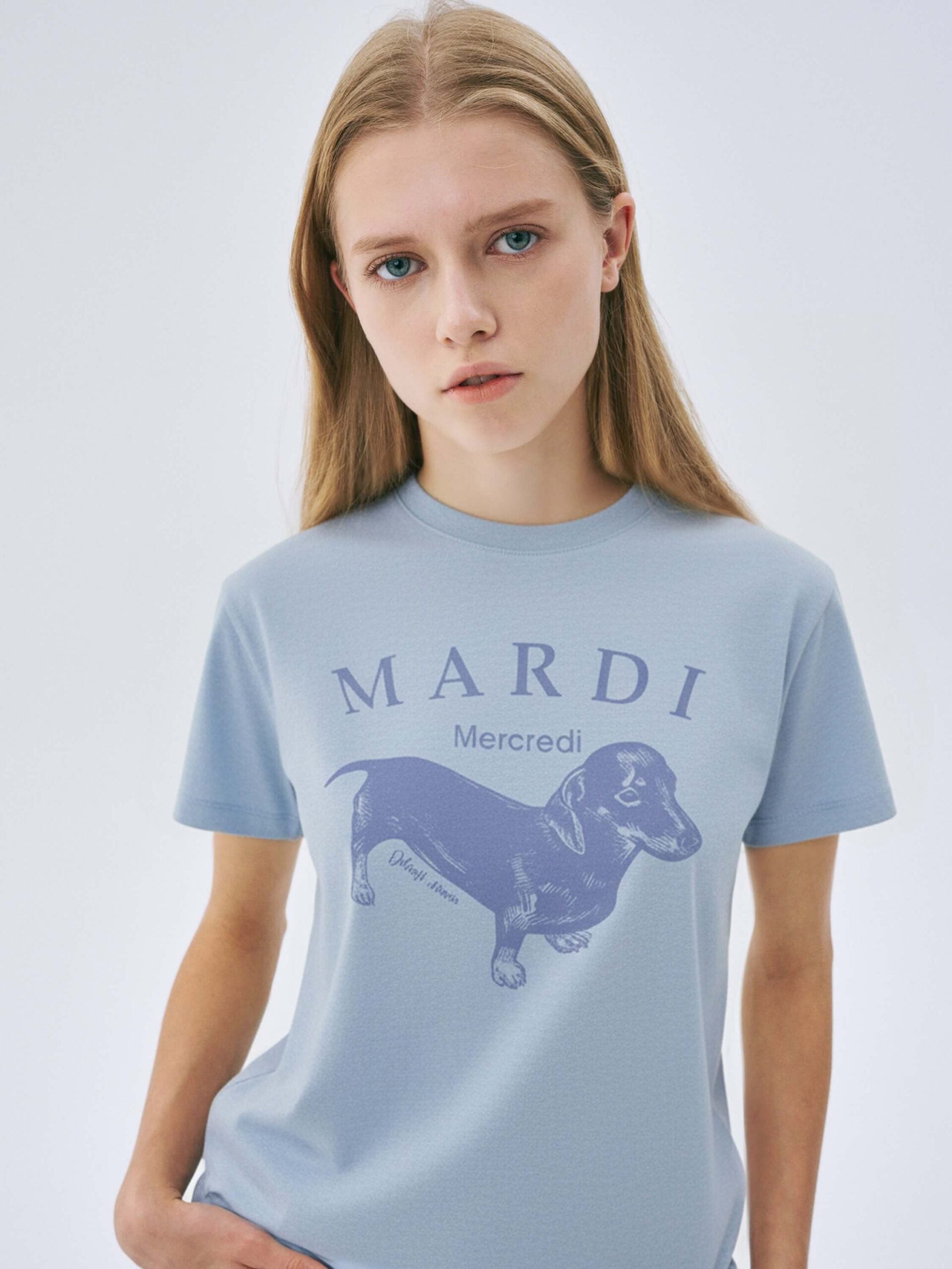 MARDI MERCREDI Slim Tshirt Ddanji Pastel