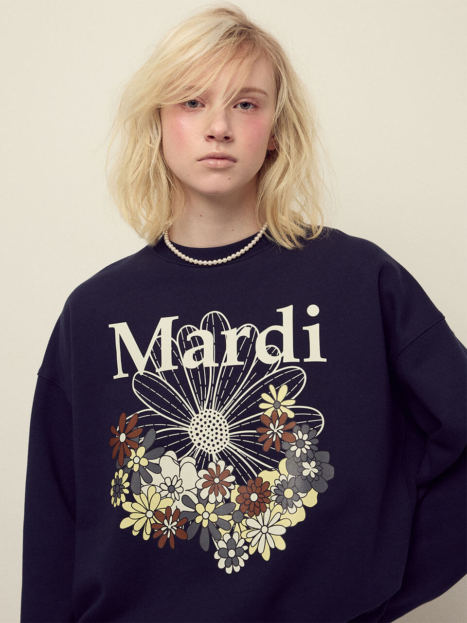 MARDI MERCREDI Sweatshirt Flowermardi Jardin