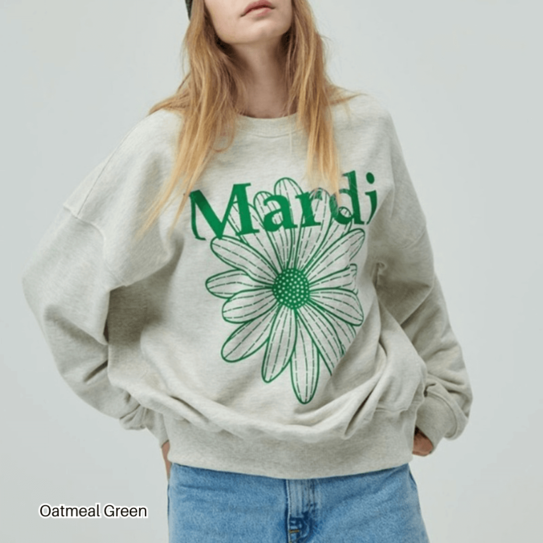 MARDI MERCREDI Sweatshirt FlowerMardi