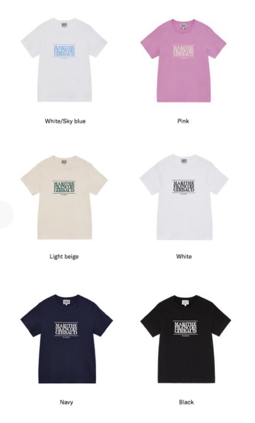 Marithe 002 W Classic Logo Tee