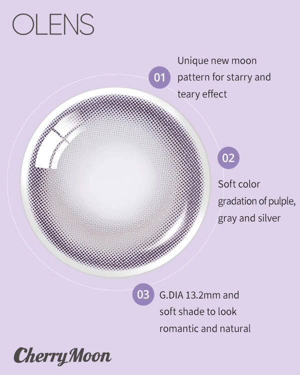 [Monthly] OLENS Cherrymoon Contact Lens (2p)