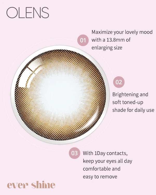 [Daily] OLENS Ever Shine Contact Lens 20pcs