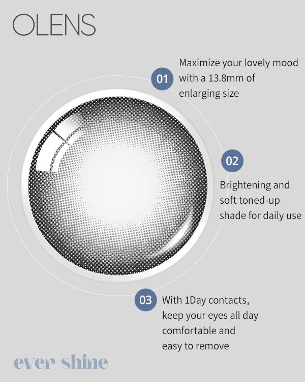 [Daily] OLENS Ever Shine Contact Lens 20pcs