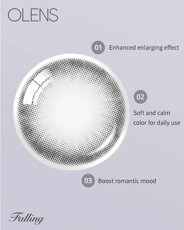 [MONTHLY] OLENS Falling Contact Lens (2p)