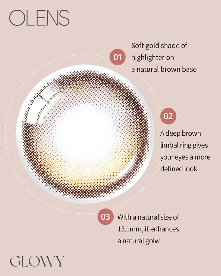 [Monthly] OLENS Glowy Contact Lens (2p)