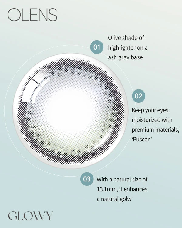 [Monthly] OLENS Glowy Contact Lens (2p)