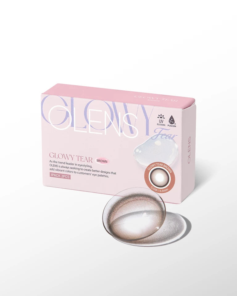 [MONTHLY] OLENS GLOWY TEAR CONTACT LENS (2P)