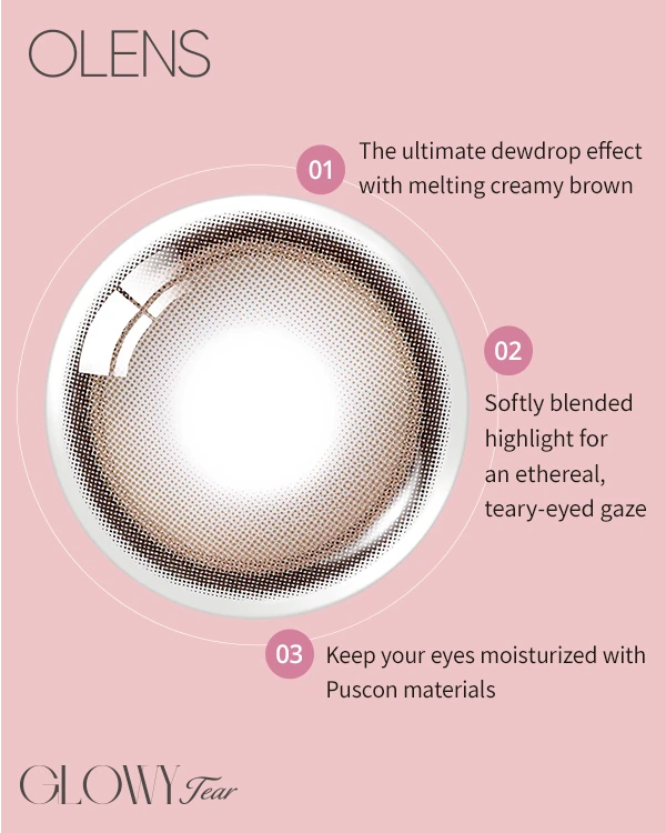 [Daily] OLENS Glowy Tear Contact Lens (20p)