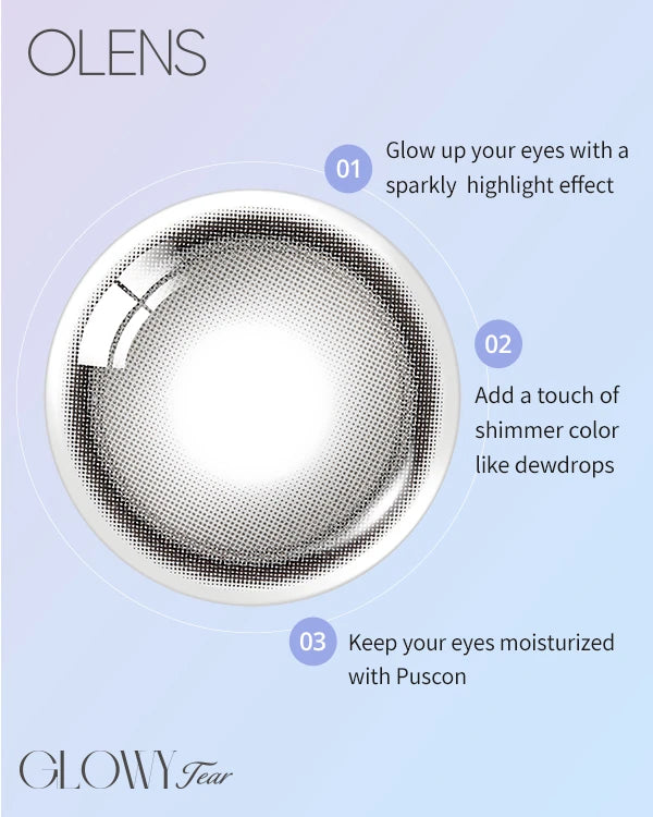 [Daily] OLENS Glowy Tear Contact Lens (20p)