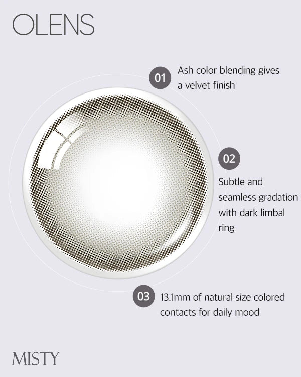 [Daily] OLENS Misty Contact Lens (20p)