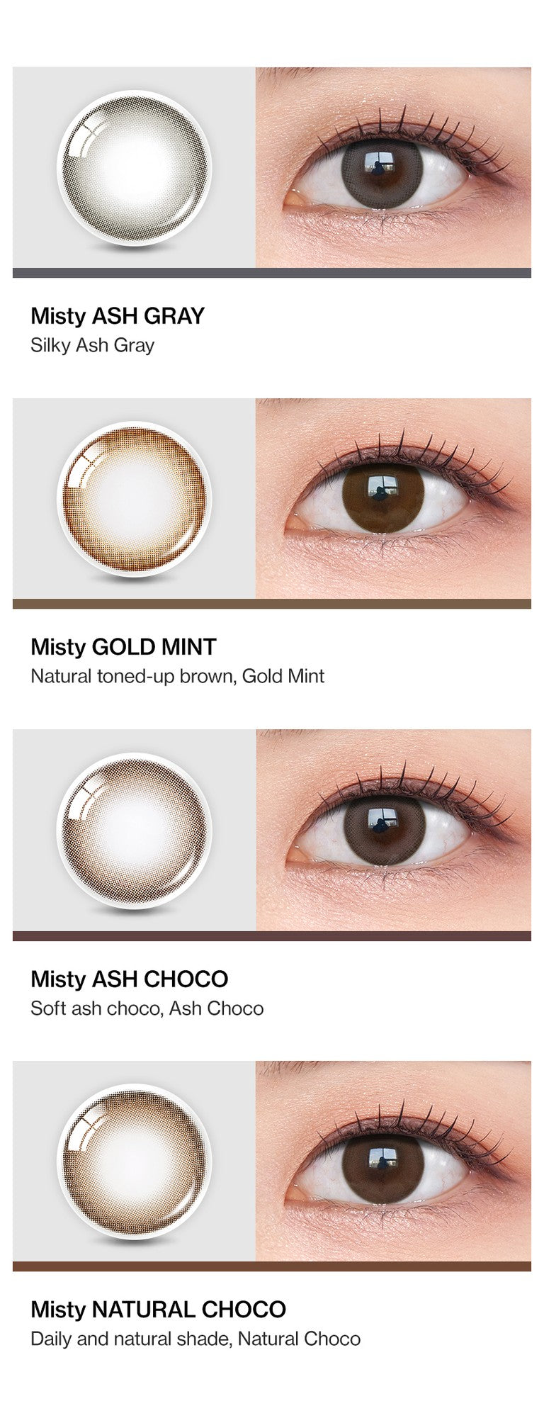 [Daily] OLENS Misty Contact Lens (20p)