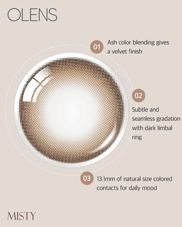 [Daily] OLENS Misty Contact Lens (20p)