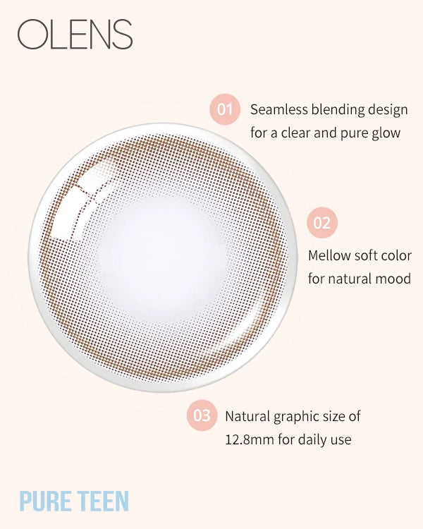 [Monthly] OLENS Pure Teen Contact Lens (2p)