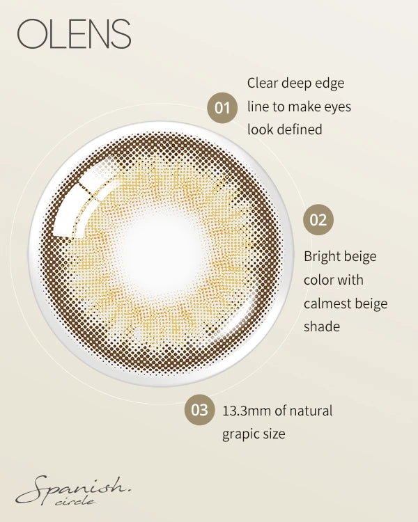 [Monthly] OLENS Spanish Circle Contact Lens (2p)