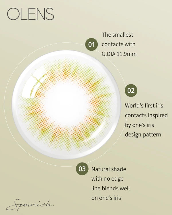 [Monthly] OLENS Spanish Real Contact Lens (2p)