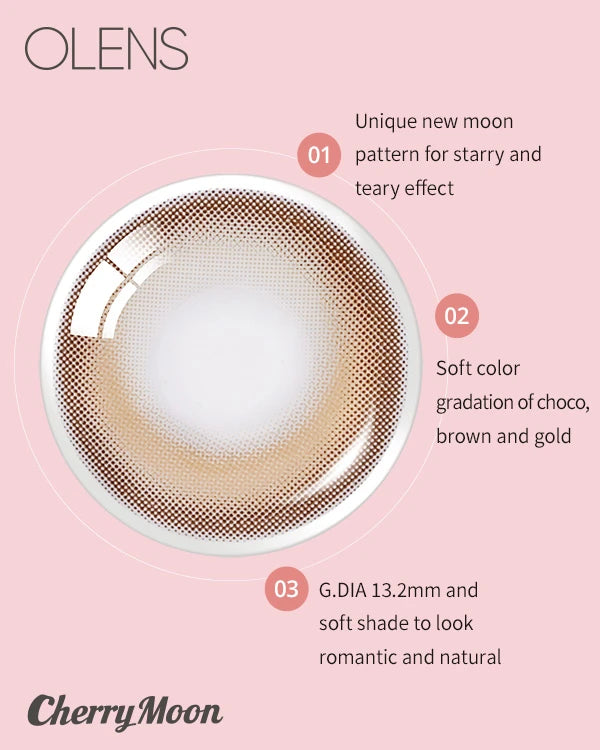 [Monthly] OLENS Cherrymoon Contact Lens (2p)