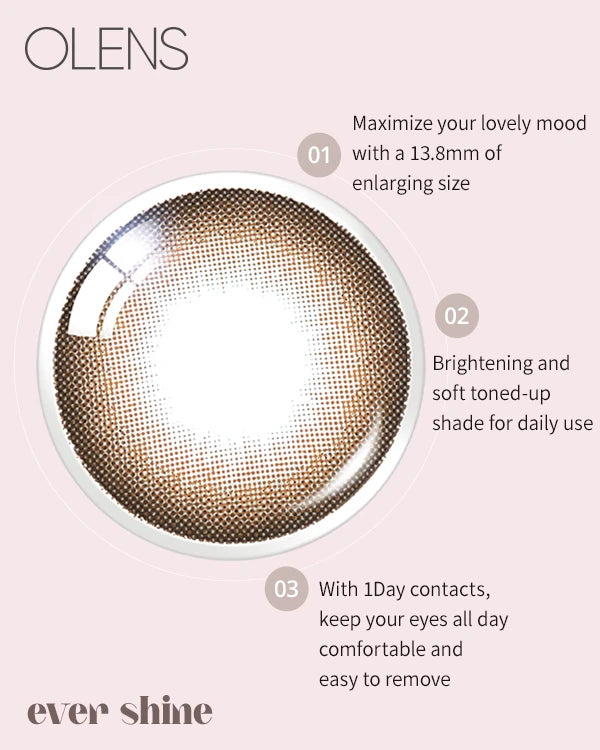 [Daily] OLENS Ever Shine Contact Lens 20pcs