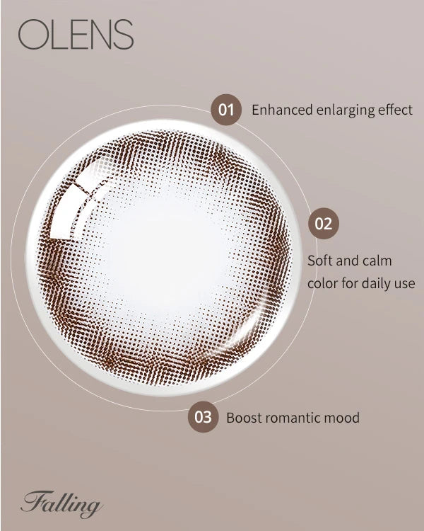 [MONTHLY] OLENS Falling Contact Lens (2p)