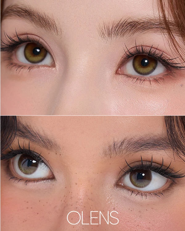 [Daily] OLENS Glowy Contact Lens - Golden Olive (10p)