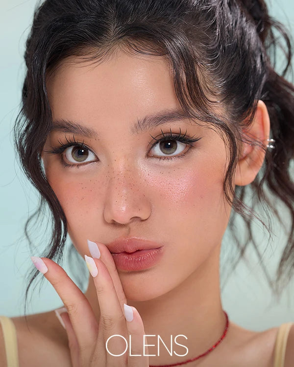 [Daily] OLENS Glowy Contact Lens - Golden Olive (10p)