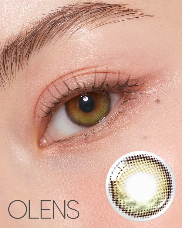 [Daily] OLENS Glowy Contact Lens - Golden Olive (10p)