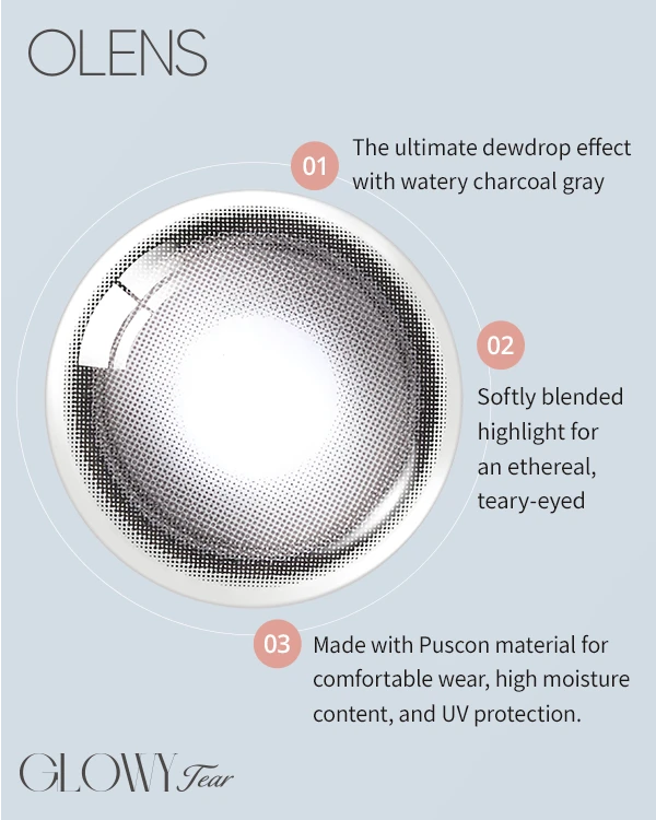 [Daily] OLENS Glowy Tear Contact Lens (20p)