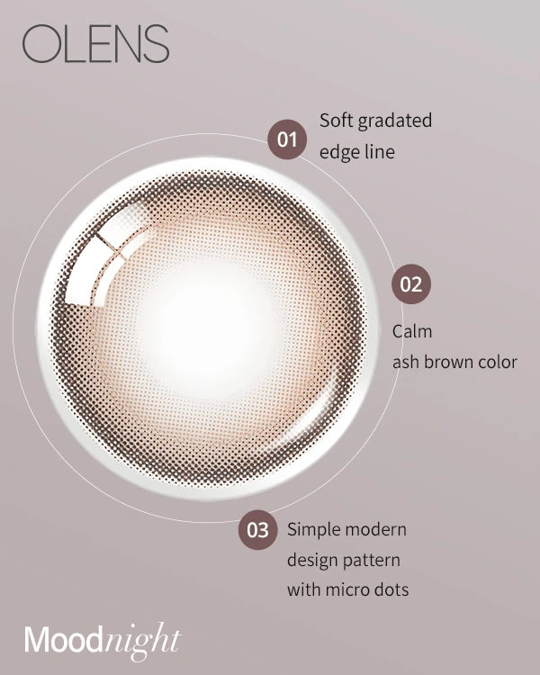 [Monthly] OLENS Mood Night Contact Lens (2p)
