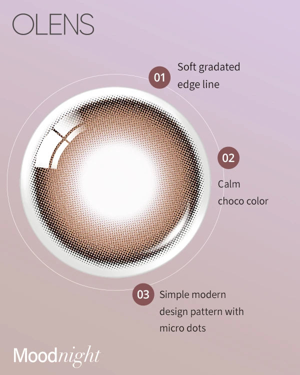 [Monthly] OLENS Mood Night Contact Lens (2p)