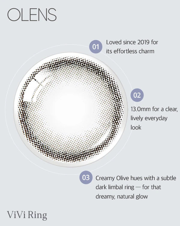 [Monthly] OLENS Vivi Ring Contact Lens (2p)