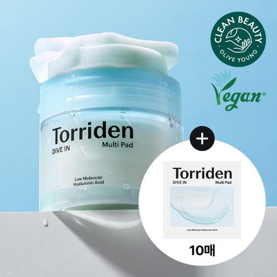[READY STOCK] Torriden DIVE-IN Low Molecular Hyaluronic Acid Multi Pad | 80pad + 10pad