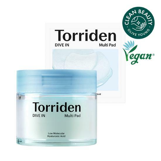[READY STOCK] Torriden DIVE-IN Low Molecular Hyaluronic Acid Multi Pad | 80pad + 10pad