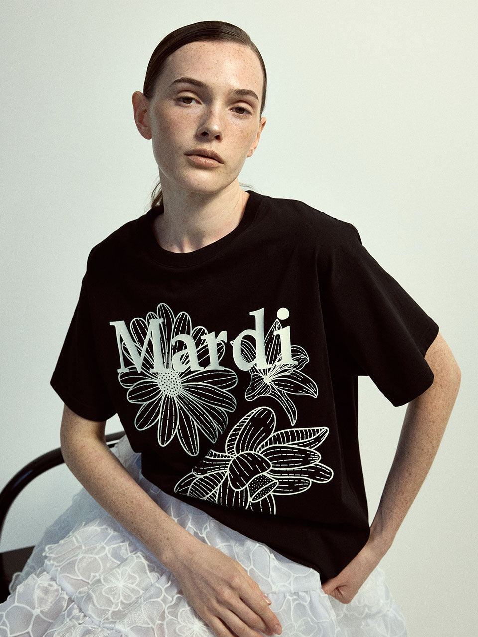 MARDI MERCREDI Tshirt Triple Flower