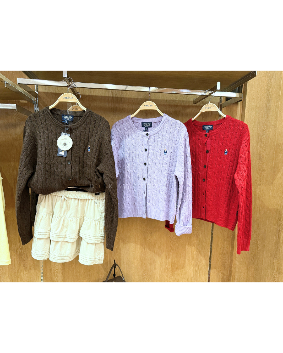 WHOAU 008 厚针织开衫 Steve Cable Cardigan